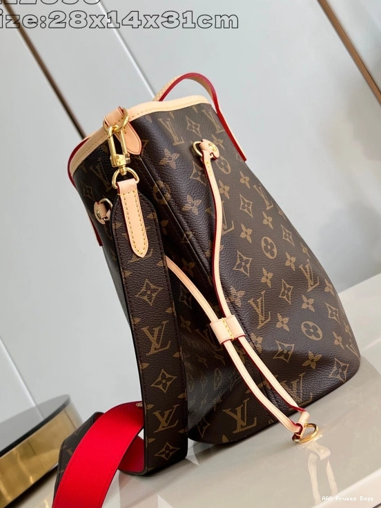 AAA Replica Ru Vuitton Neverfull Out Inside Bandoulière Louis MM-31*28*14cm 0709